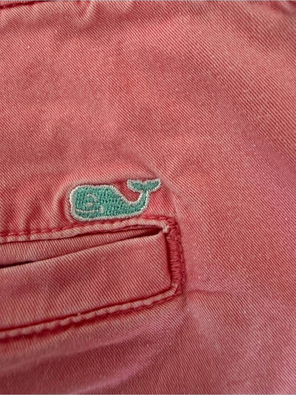 Vineyard Vines Coral Pink Cotton Shorts - Picture 3 of 4